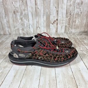 Keen Uneek Woven Sandals Water Shoes Hiking Outdoors Comfy‎ Mens US 9.5
